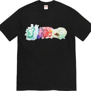 Supreme Watercolor Black Tee XL